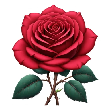 black rose, without green leaves, just flower sticker