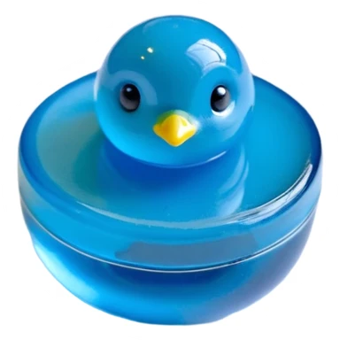 Маленькая синяя галочка в круге синего цвета sticker