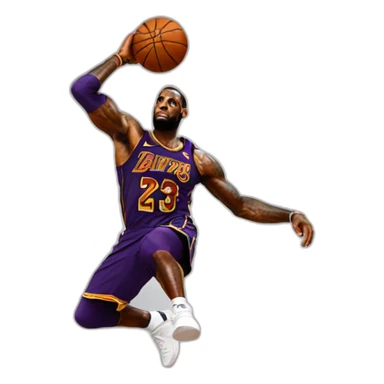 Lebron dunk sticker
