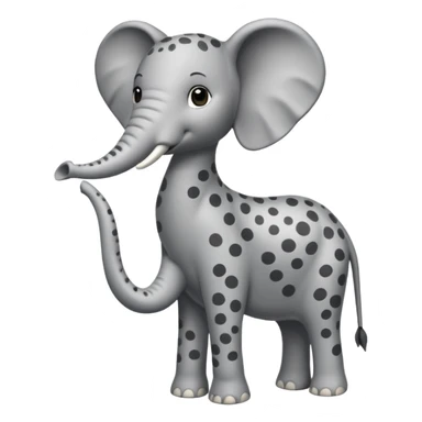 Elephant + giraffe = giraphant sticker