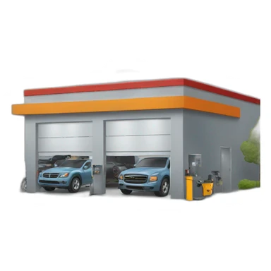 auto repair center sticker