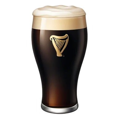 Pint of Guinness sticker