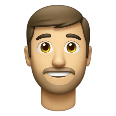 Un hombre rubio montado en el cohete de iphone sticker