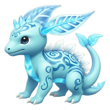 Elemental Exotic Tropical Celestial Sparky Fierce Viney Vinal Dusky Aurorus-Amaura-Auroras-Pokémon-Fakémon-creature sticker