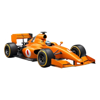 mclaren formula 1 car sticker