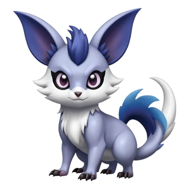 ShinyFurret-Absol-Noibat-Noivern-Hybrid (Full body) sticker