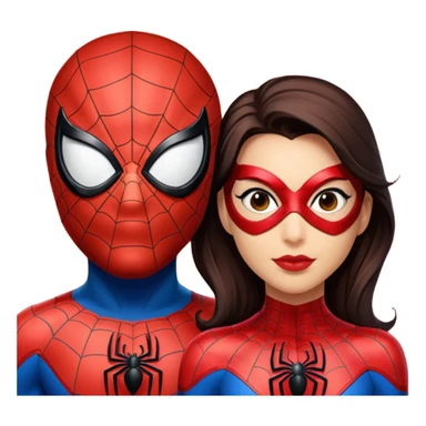 spider man and spider women sticker