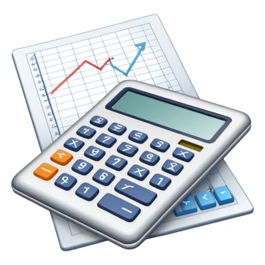 An icon featuring mathematical formulas, a calculator, and geometric shapes, symbolizing mathematics. The design includes a ruler, and a graph, representing the study of numbers, equations, and spatial relationships. Transparent background highlights the precision and logic of math. sticker