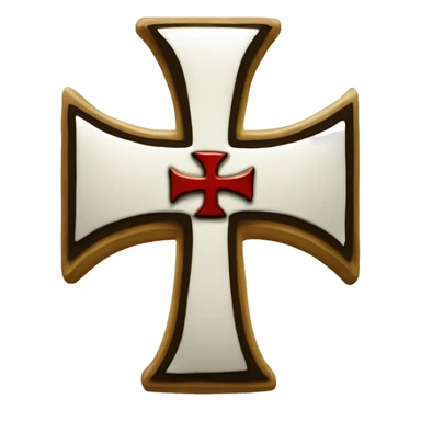 knights templar cross sticker