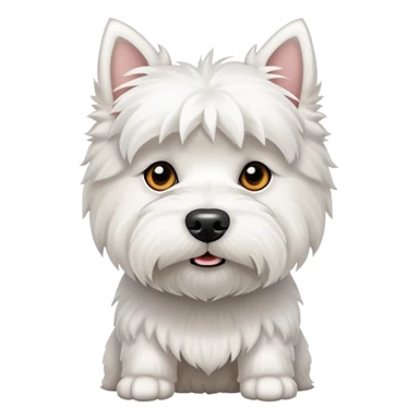 West Highland White Terrier dog sticker