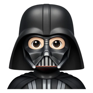 Happy Darth Vader sticker