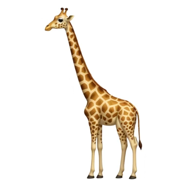 High resolution giraffe  sticker