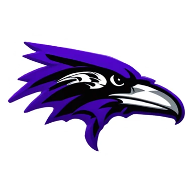 Baltimore Ravens bird sticker