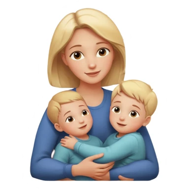 A loving mother holding her young child in her arms, warm natural light coming through a window, soft smile, emotional connection, candid moment, realistic photography, shallow depth of field, high resolution, warm tones
 sticker