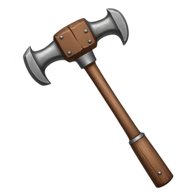 Medeival smithing hammer sticker