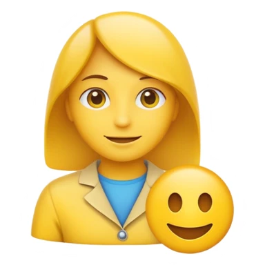 I want an emoji-style label with the text “AI Job” on it. sticker