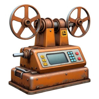 1980s machinery and equipment sticker