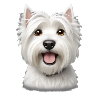 Dog west highland white terrier  sticker