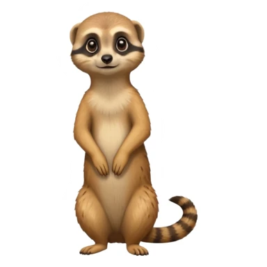 a meerkat standing sticker