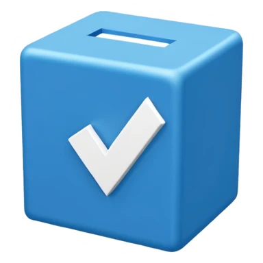 Roblox verified symbol ✔️ symbol blue colour box shape sticker