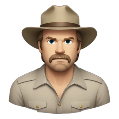Jim Hopper David harbour sticker