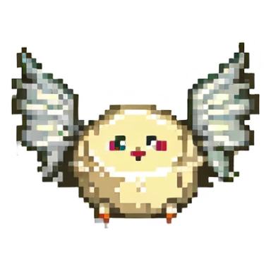 dumpling with wings sticker