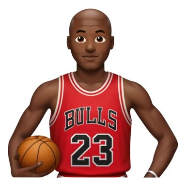 Michael Jordan number 23 Chicago Bulls sticker