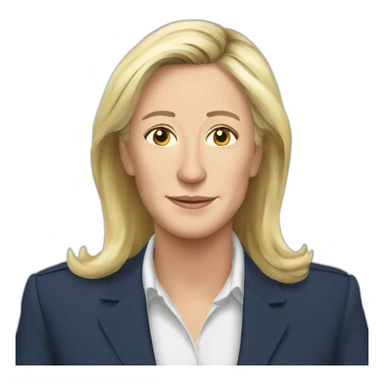 marine lepen sticker