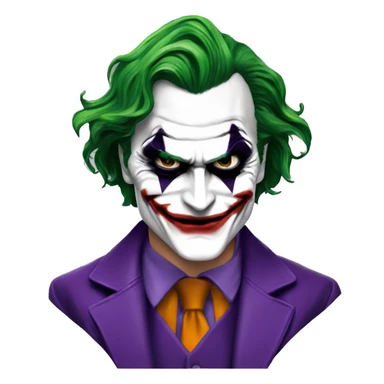joaquin phoenix as the joker dc comics sticker