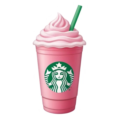 Bebida Starbucks de frutilla sticker