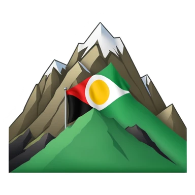 Just do a simple flag I want to put in my bio. Have u seen the panjshir flag do that it’s not in the emojis but make it exactly like the picture don’t add anything else. something on the middle search it up and make it in a shape of flag like the emojis no it’s goes like green on  sticker