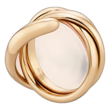 Cartier Trinity ring three golds sticker