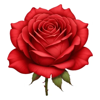 wilted rose with subtle shading sticker