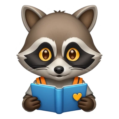 hacker racoon sticker