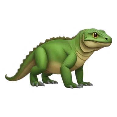 Komodo Dragon Full Body sticker