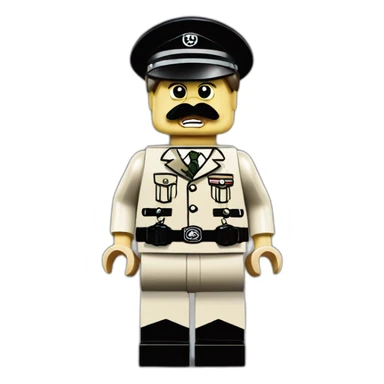 Adolf Hitler LEGO minifigure nice sticker