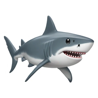 shark with boots sticker