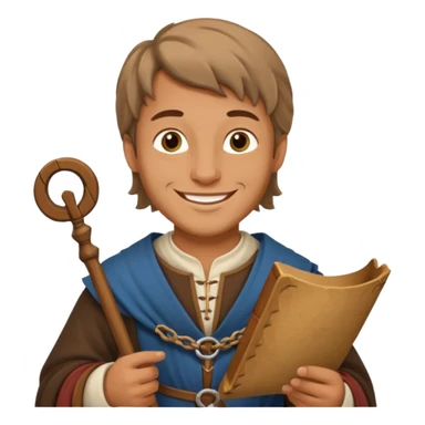 merchant in medieval time  sticker