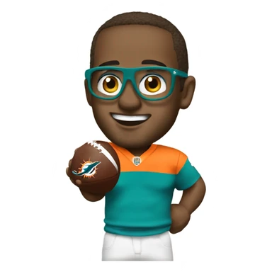 Miami dolphins winning the Super Bowl sticker