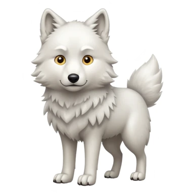 Lobo blanco sticker