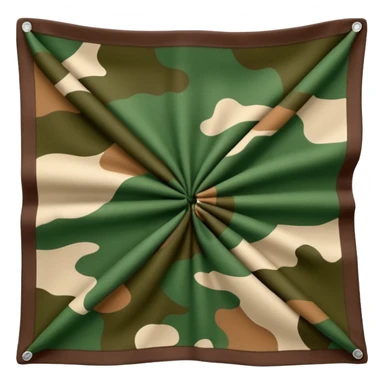 camouflage bandana sticker