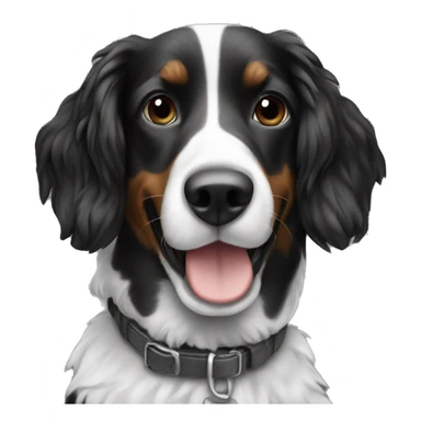 Aussie no dog black and white  sticker