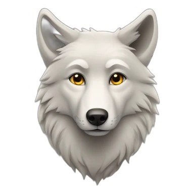 Un loup amoureux  sticker