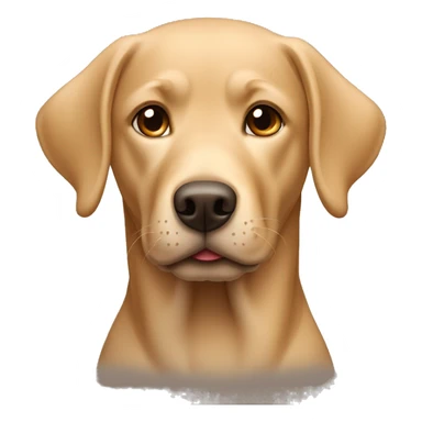 Light brown Labrador retriever  sticker