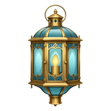 an edwardian-era lantern sticker