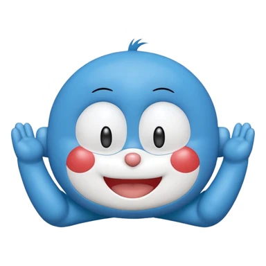Doraemon sin orejas  sticker