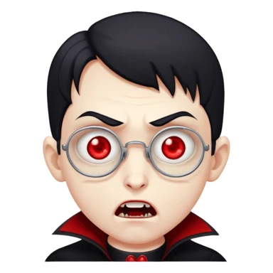 vampire kids with opticals Body looks like terror sticker