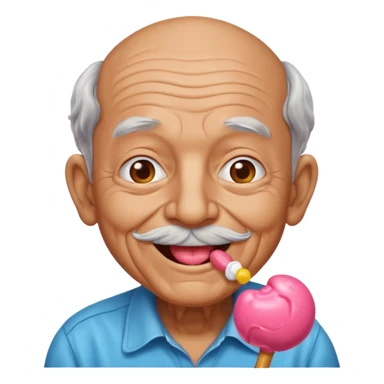 Grandpa xhewing bubblegum sticker