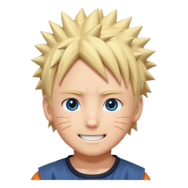 Naruto Smiling Kid sticker