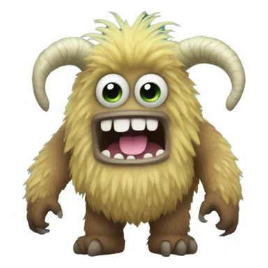 Mammott from my singing monsters  sticker